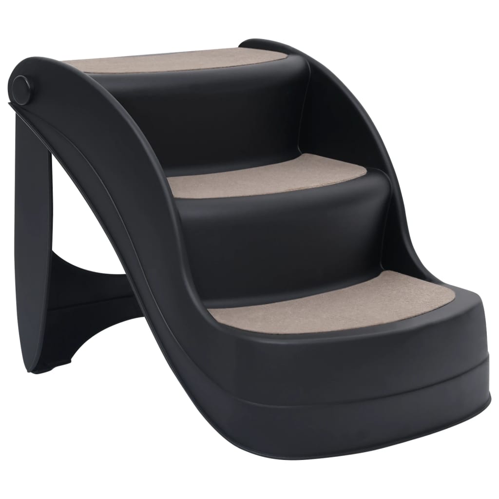 vidaXL Dog Stairs Foldable Dog Ramp Pet Stairs for High Bed Couch Car Sofa-0