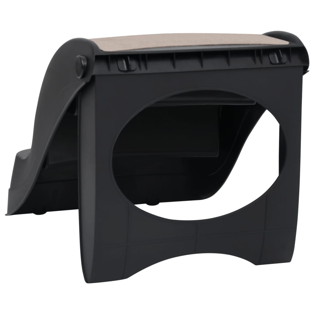 vidaXL Dog Stairs Foldable Dog Ramp Pet Stairs for High Bed Couch Car Sofa-4